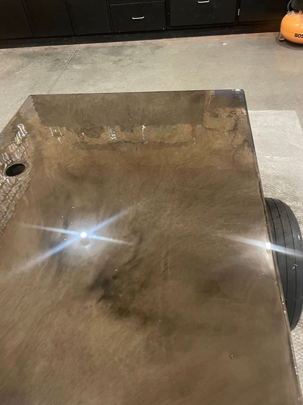 Concrete counter tops