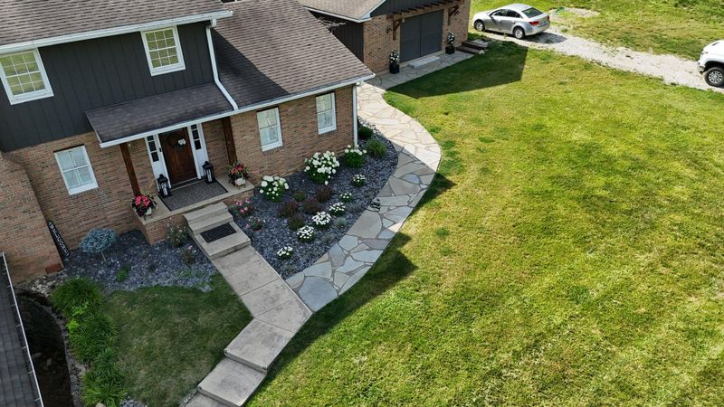 Flagstone Walkway Installation