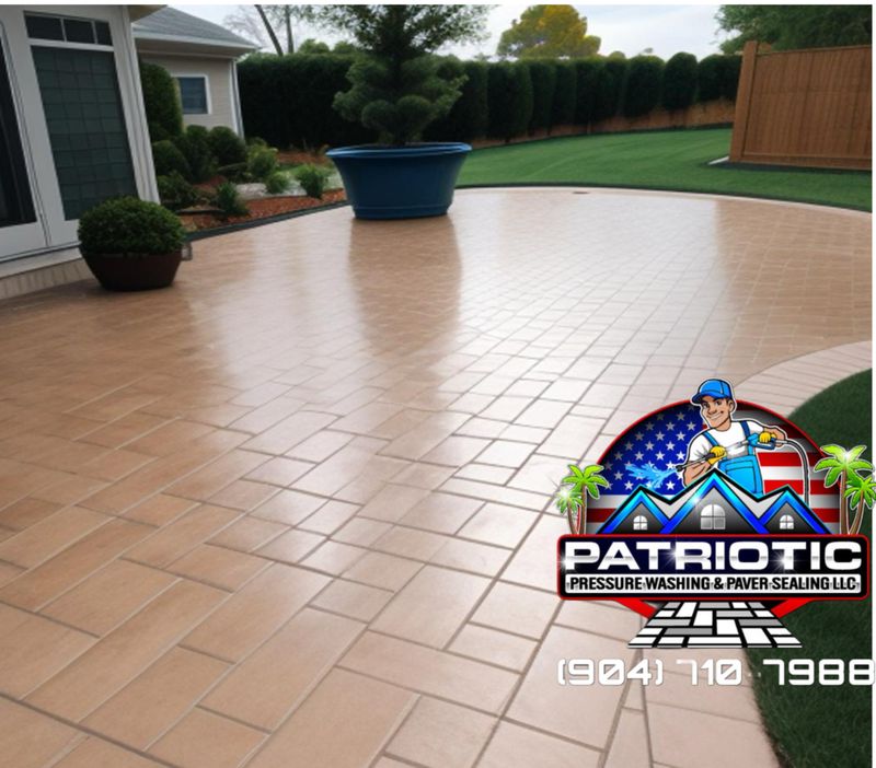 Radiant Results: High-Gloss Paver Transformation with Safe Sealing in Middleburg, FL