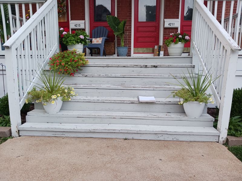 Historic porch build