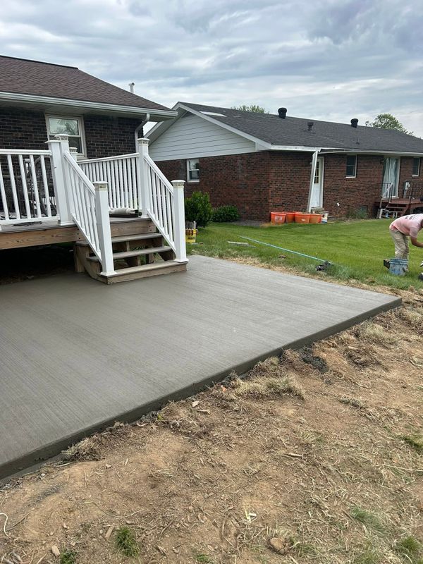 Concrete Patio