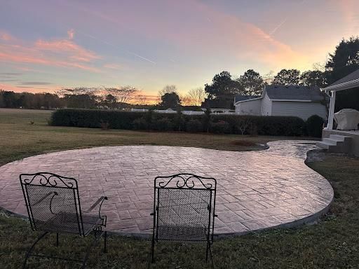 Stamped Concrete Installation