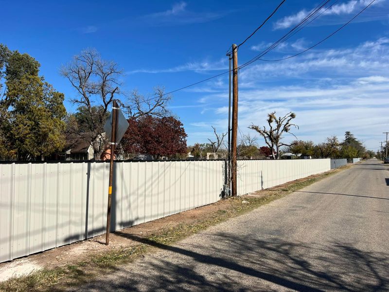 Sheet Metal Fencing