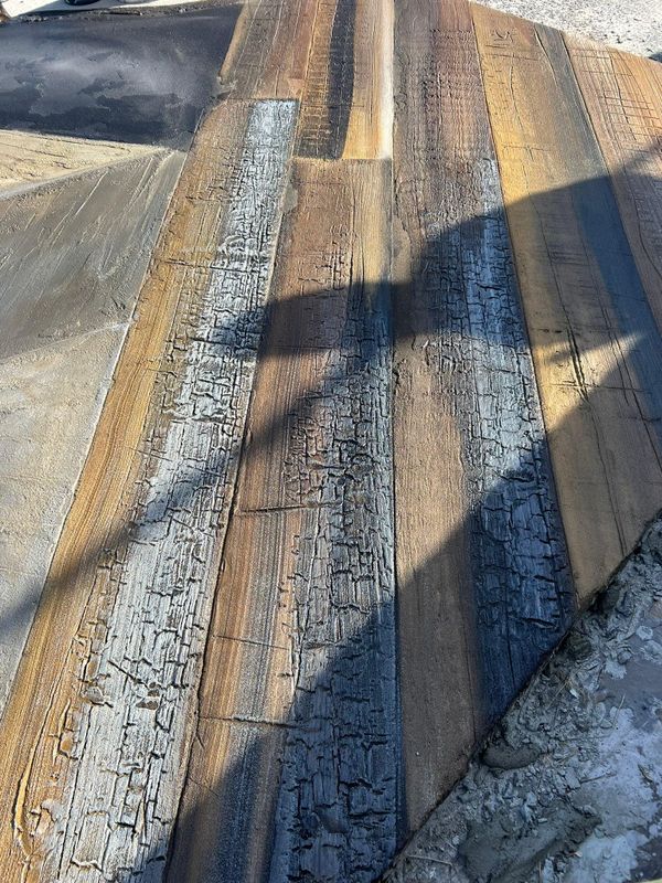Full Depth Custom Carved Concrete