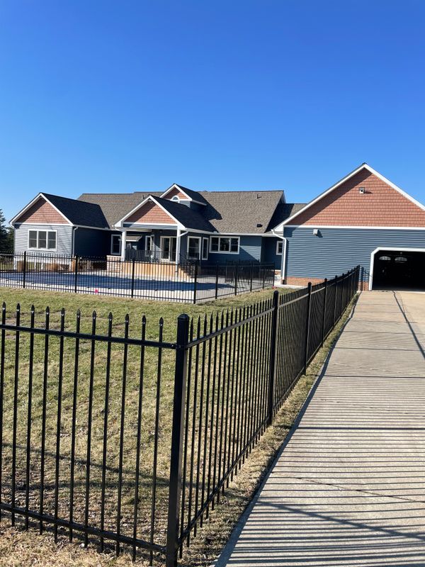 5’ Ameristar Steel Fence Installation