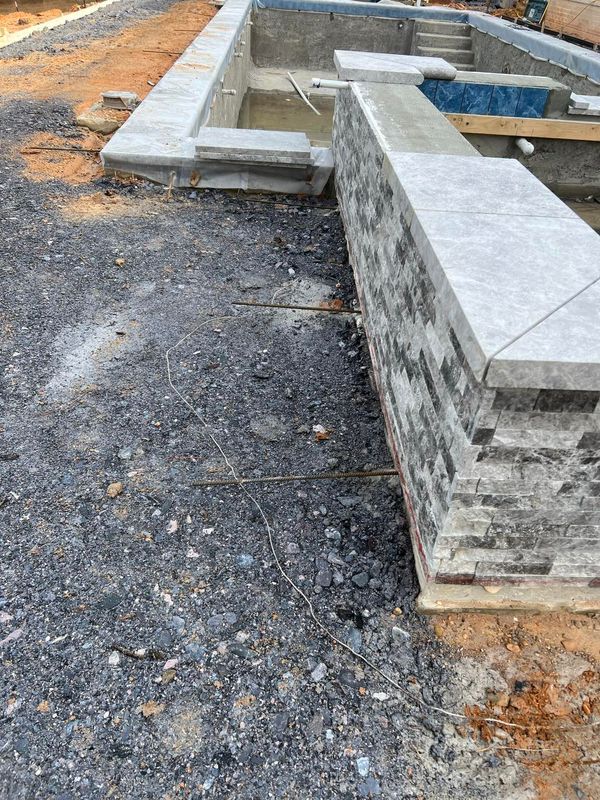Concrete curbs