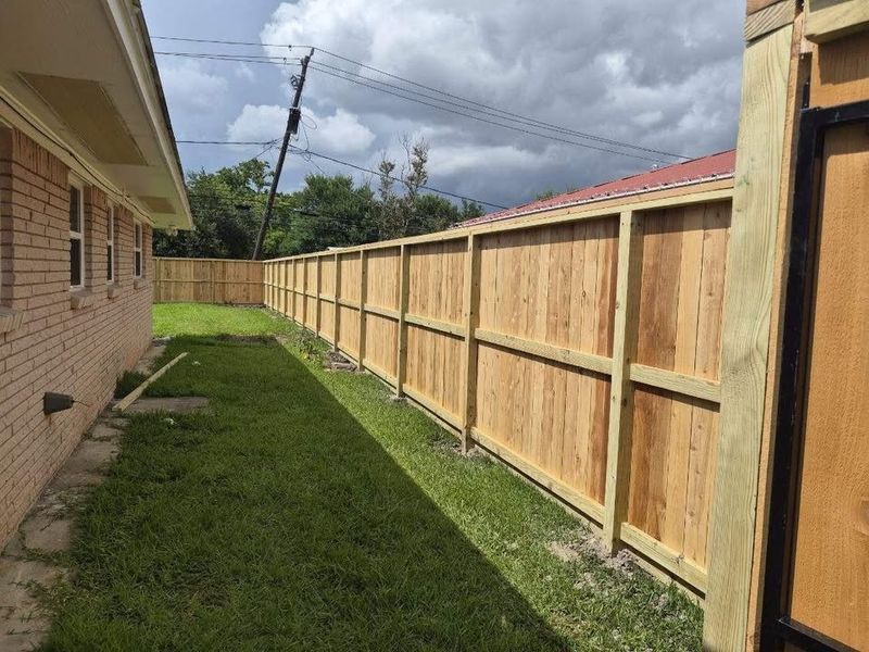 Wood Fence Installation