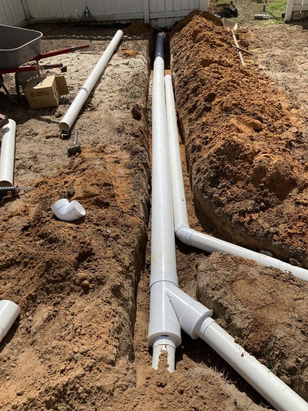 Conventional Drain Field Installation