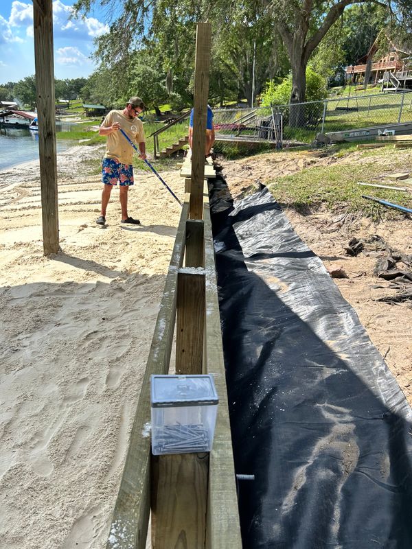 Seawall/ Retaining wall