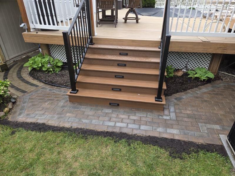 Paver Porch & Step Installation