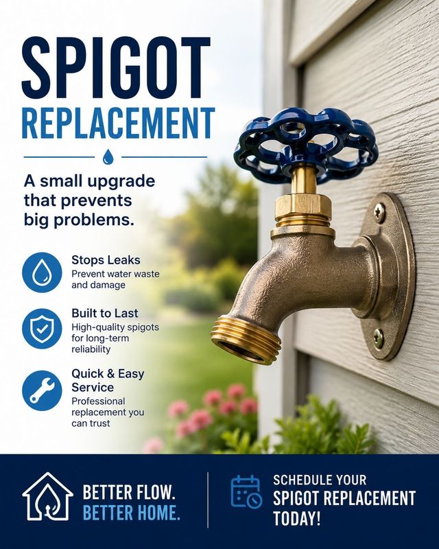 Leaky spigot? We got you covered! Keep that water away from your foundation!