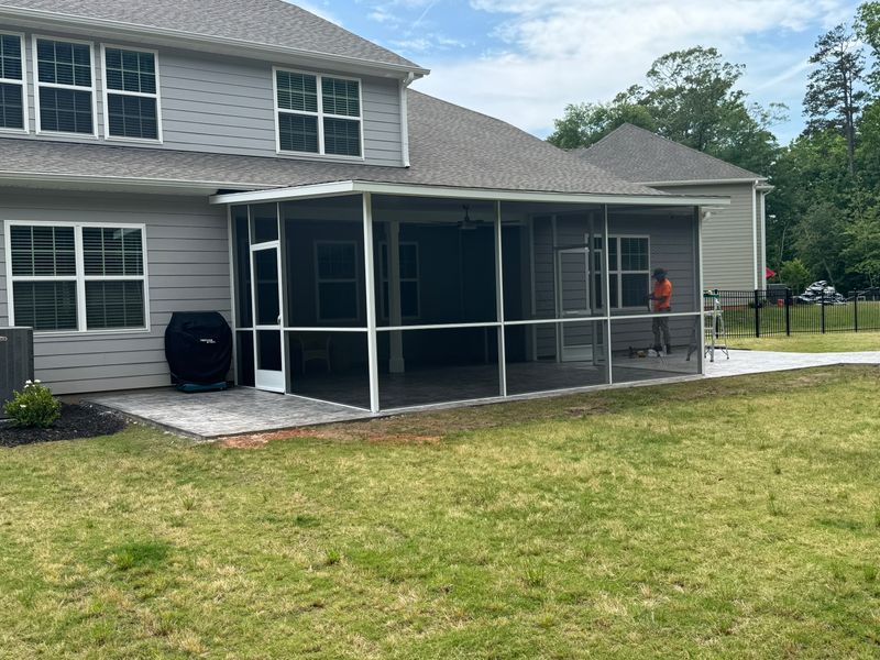 Panel Roof Screen Enclosure