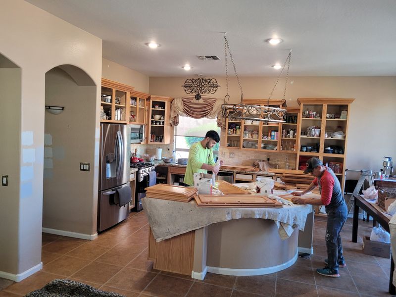 Kitchen Cabinet Repainting