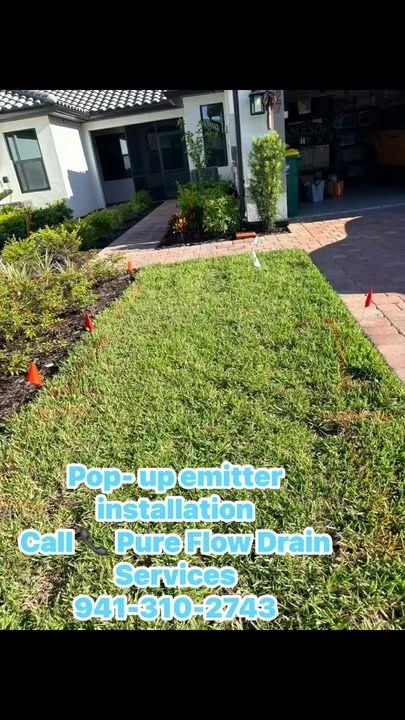 Pop-Up Drainage Emitters