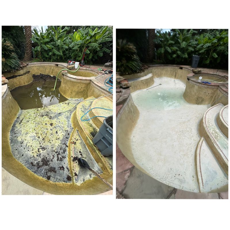 Pool drain and clean