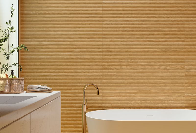 Woodlook porcelain tile 