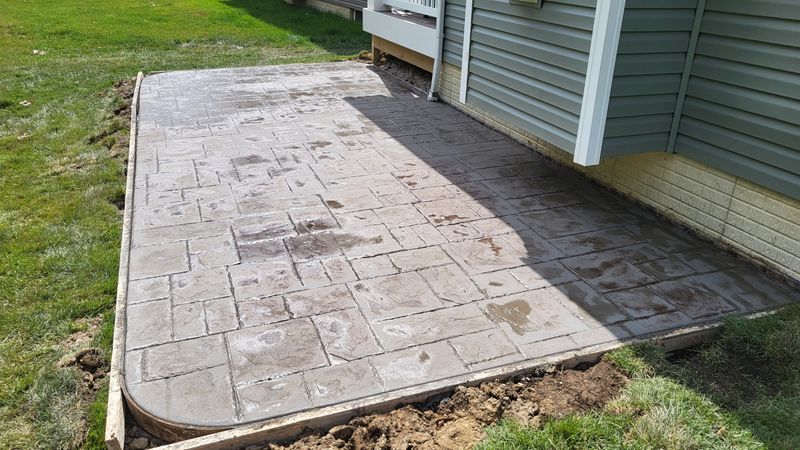 Stamped Concrete Installation