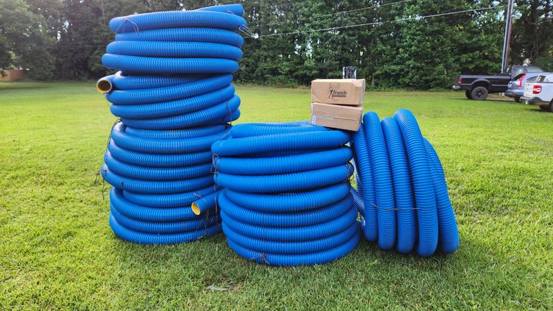 French Drain Man Materials