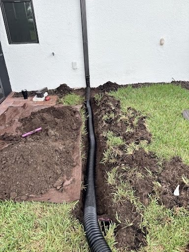 French Drain Installation