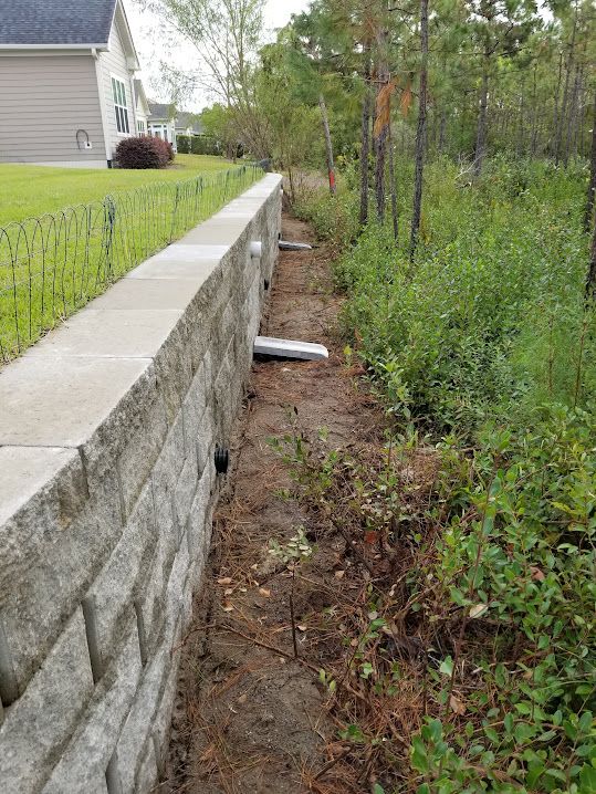 Retaining Wall Installation