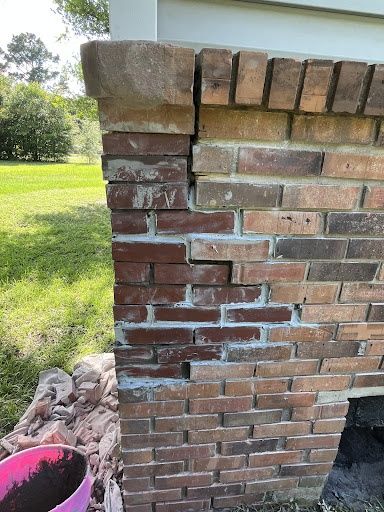 Cracked Brick And Mortar Repair