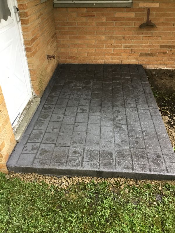 Stamped Concrete Installation