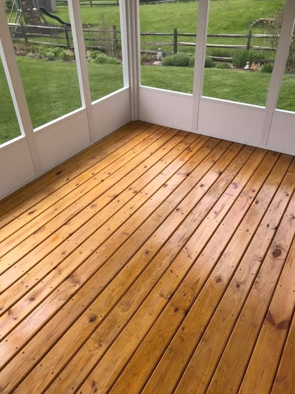 Deck Staining
