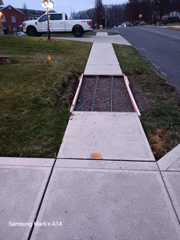 Sidewalk Installation