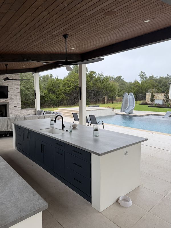 Outdoor Kitchen Construction