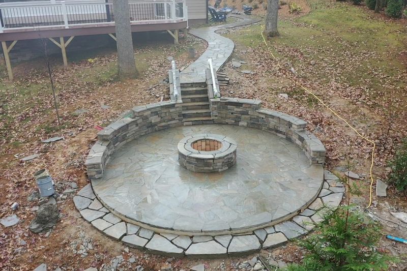 flagstone stone work