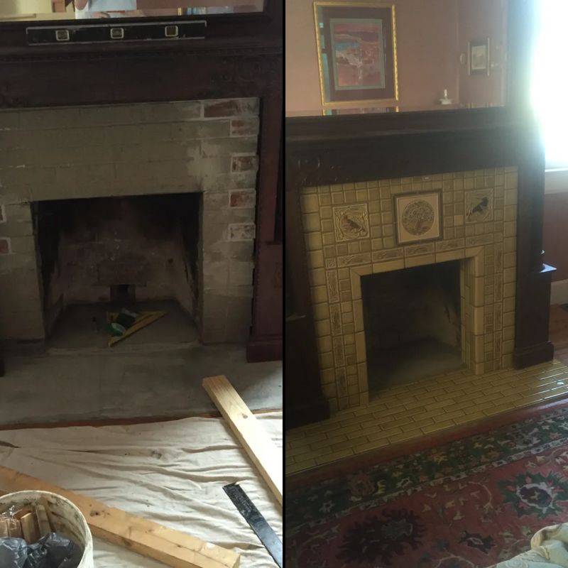 Fireplace makeover