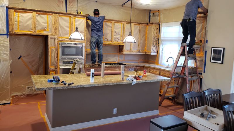 Kitchen Cabinet Repainting