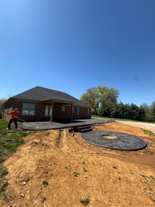Stamped Concrete Installation