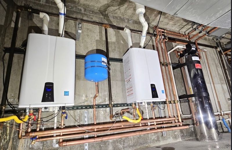 Tankless water heater installation and repair