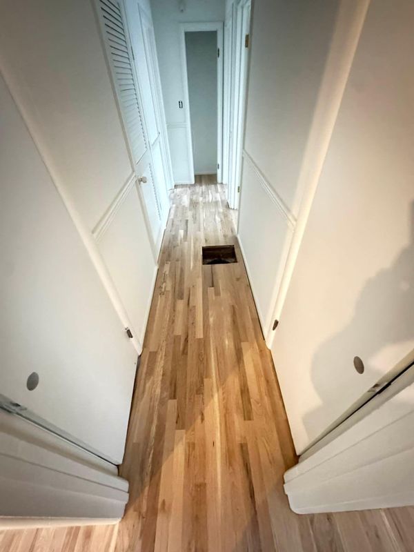 Solid hardwood installation