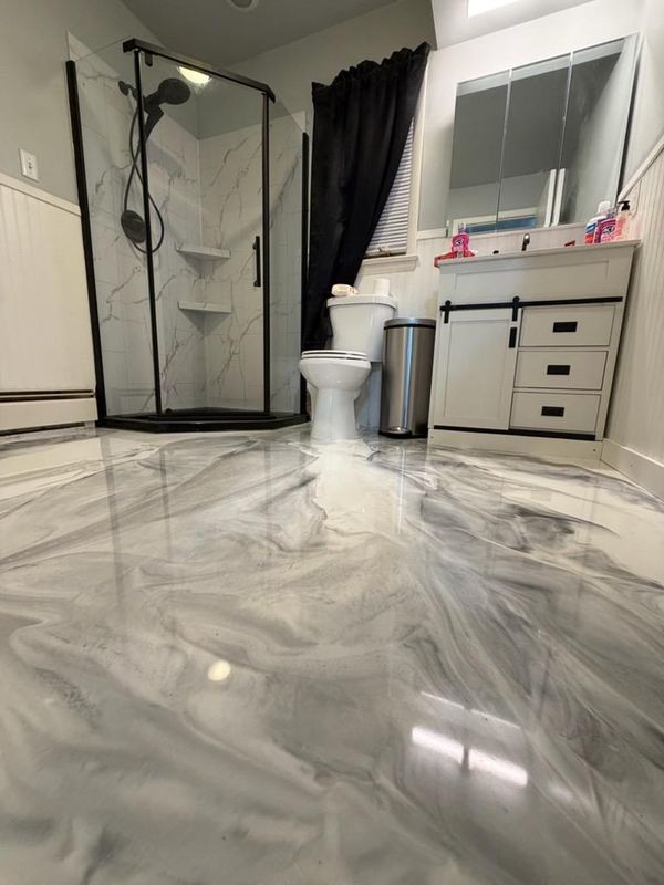 Metallic Epoxy Designs