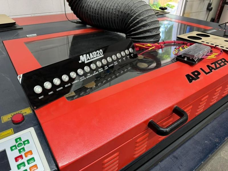 Custom Acrylic Dash Panel Fabrication