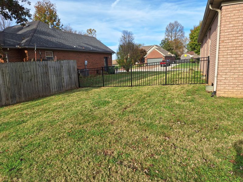 "Charming Canine Haven: Apex Fence's Artistic & Secure Solution in Henderson, KY"
