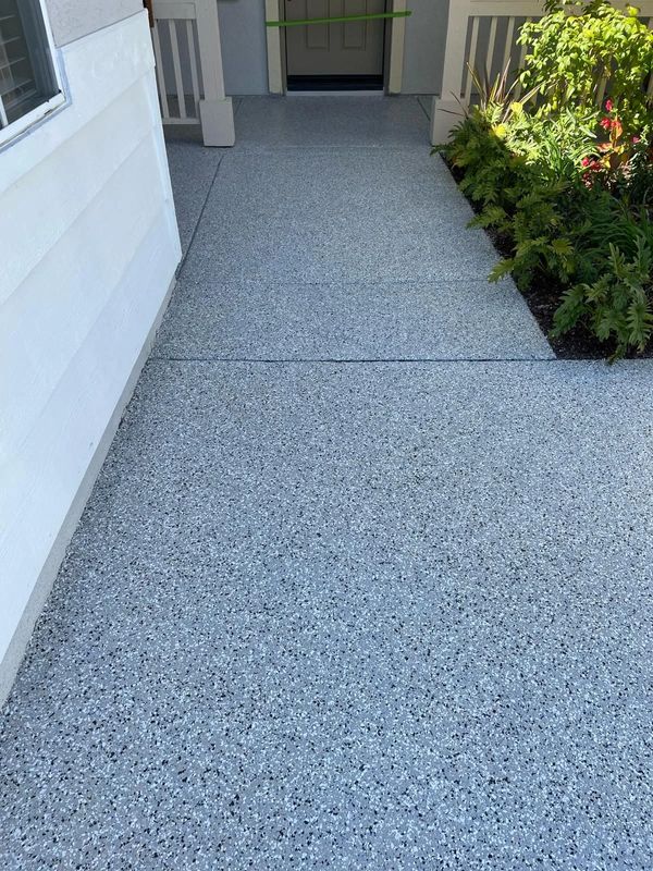 Sidewalk Resin Coating