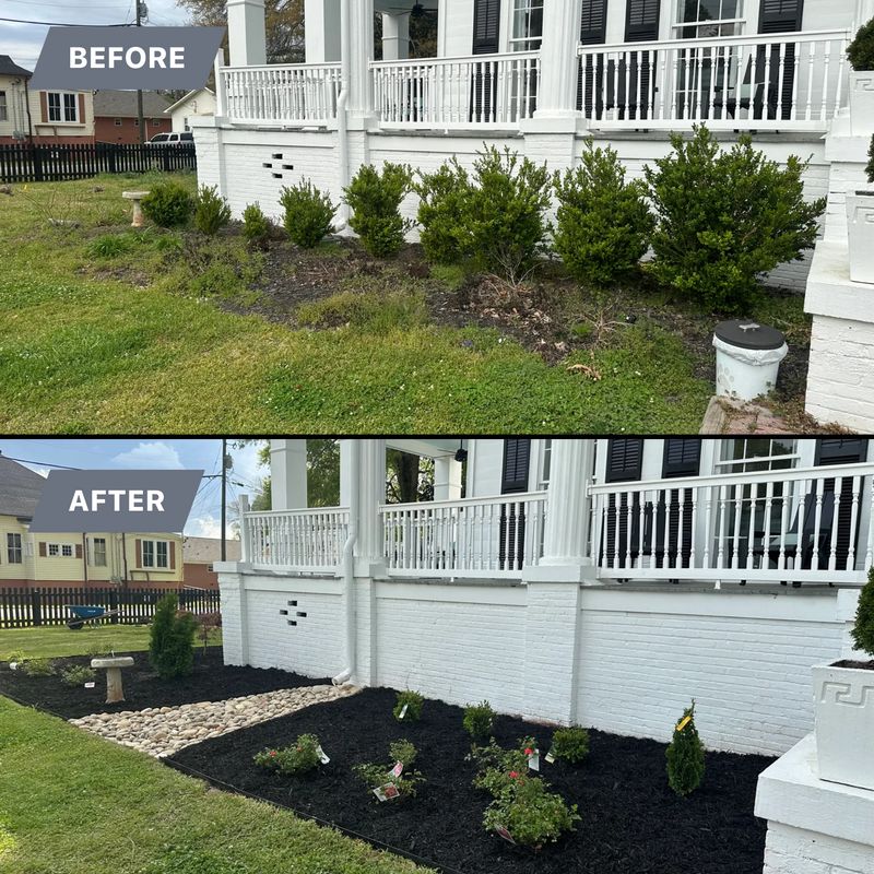 Pinestraw/Mulch installation