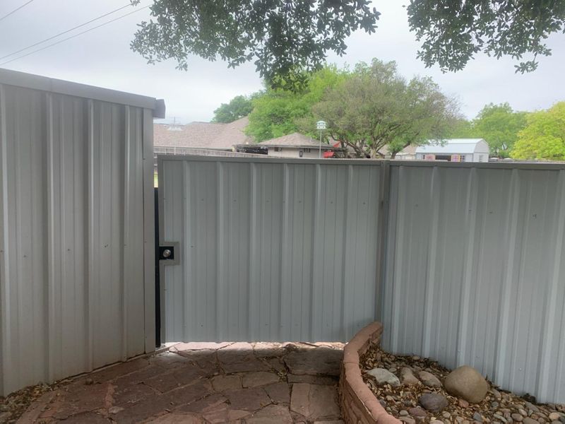 Sheet Metal Fencing