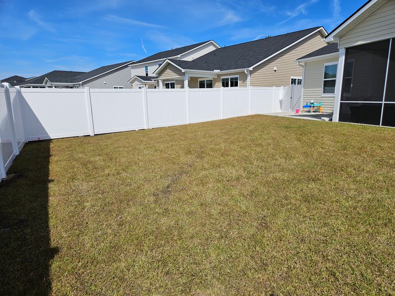White Vinyl Fences