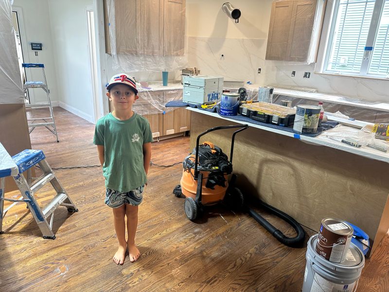 Parkside - deck & kitchen