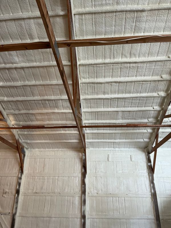 New Home Construction Spray Foam Insulation