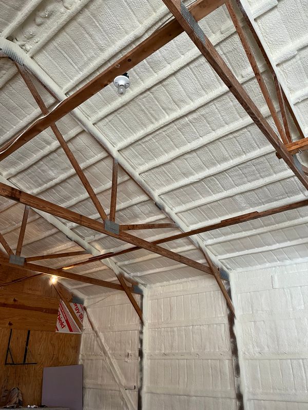 New Home Construction Spray Foam Insulation
