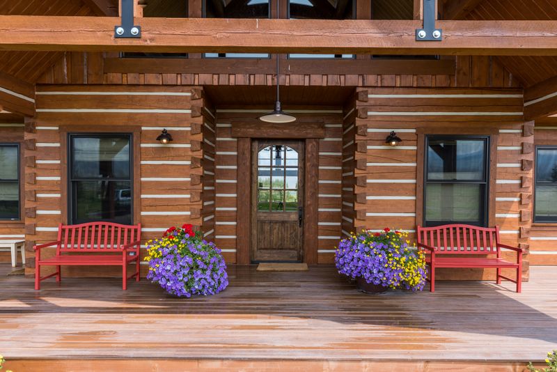 Log Home Staining in Montana