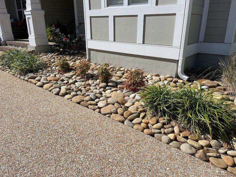 Flower Bed & Rock Work
