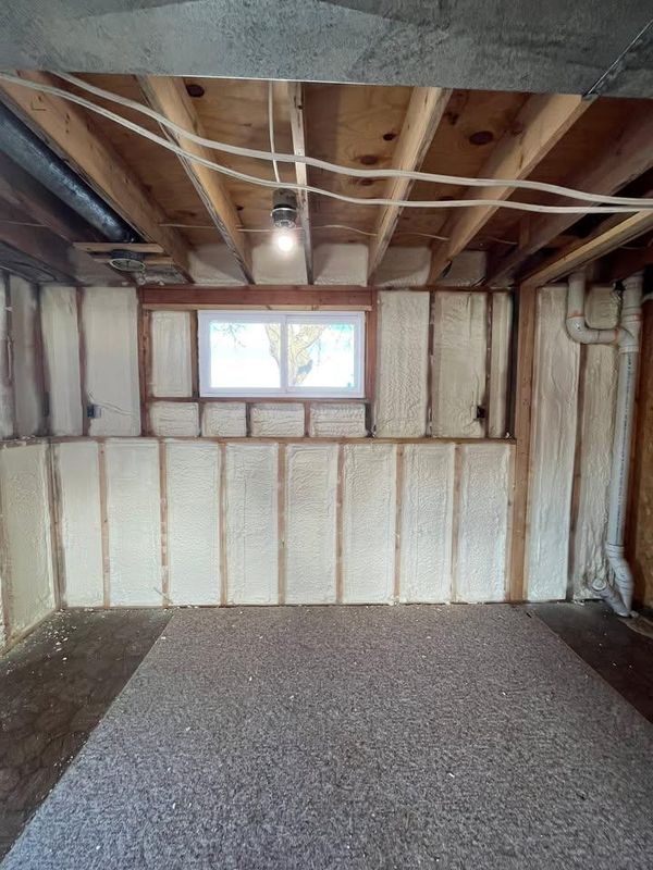 New Home Construction Spray Foam Insulation