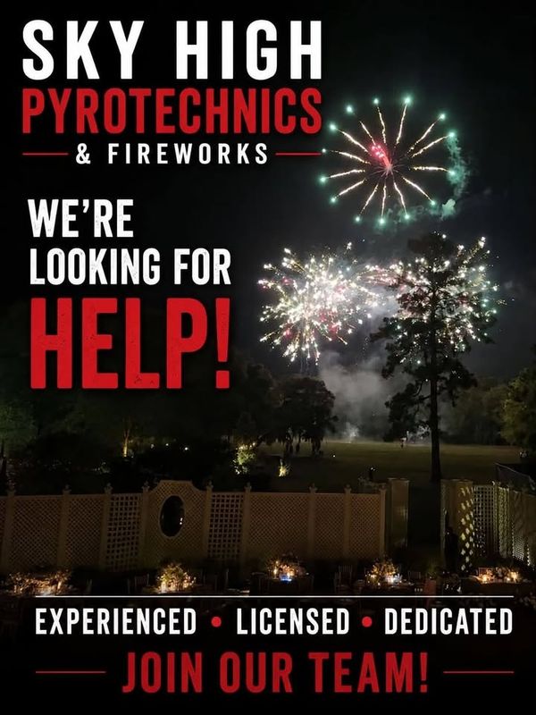 Firework shows and displays Sky High Fireworks South Carolina Fireworks