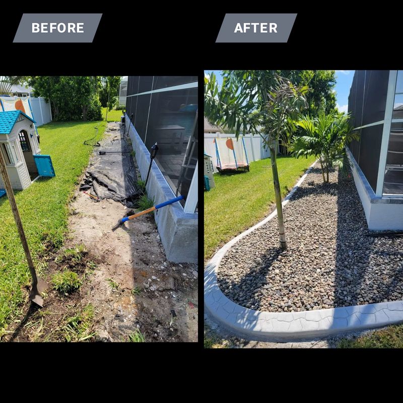 New Landscape Before and After